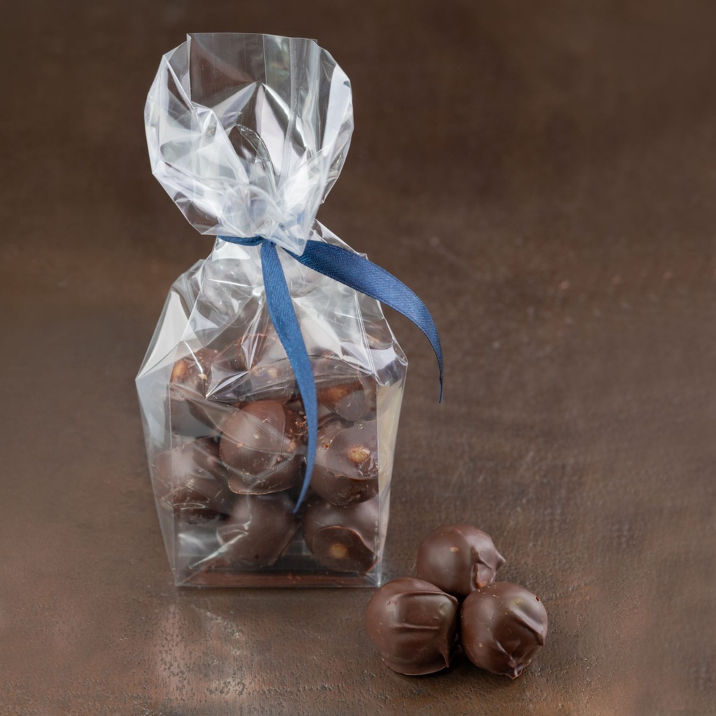 Marsepeinen patatjes omhuld met pure chocolade (15 st)