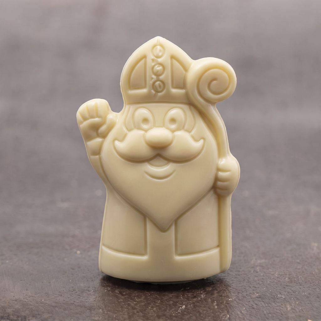 Sinterklaas (wit, 8 cm)