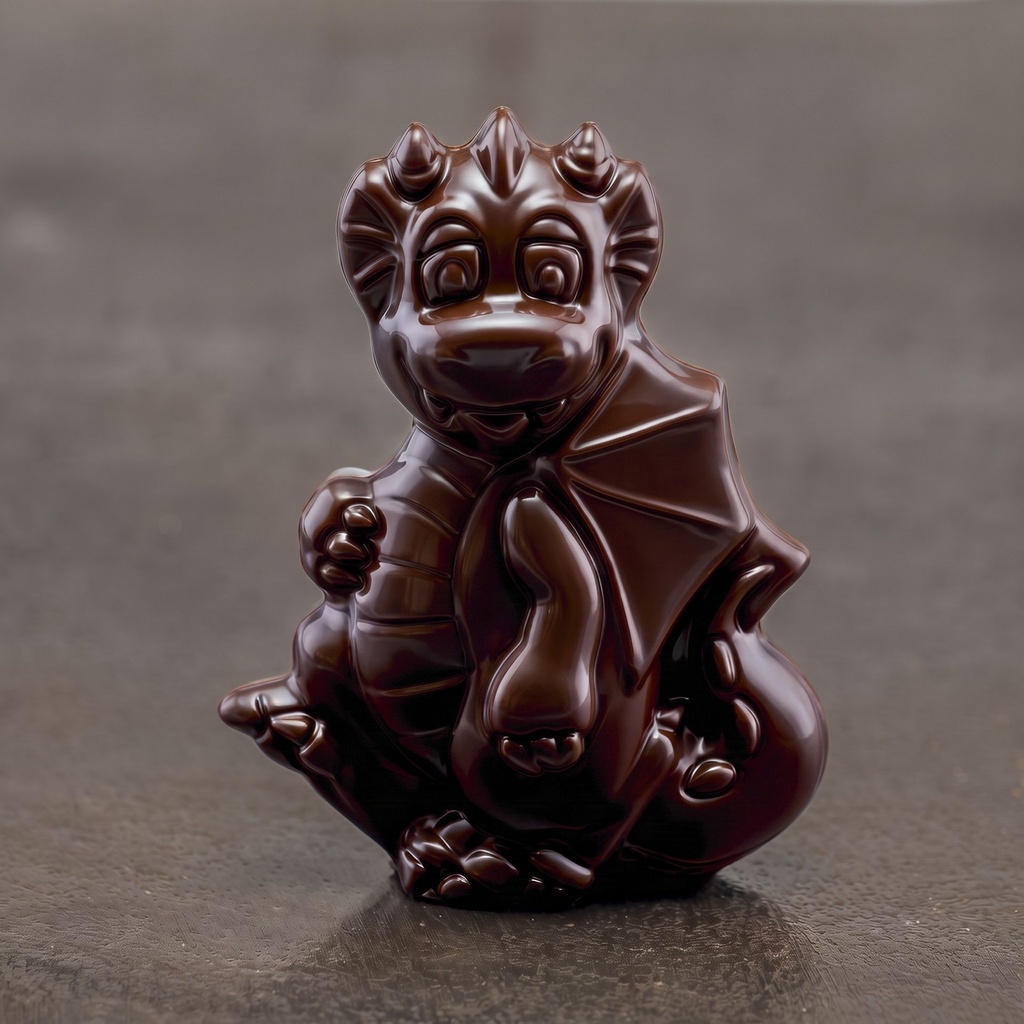 Draakje (puur, 9 cm)